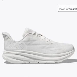 HOKA Clifton 9 White/White
